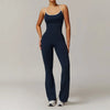 Women's Cross-Back Trumpet Jumpsuit – Sport Fashion Style by FitiqueFit