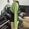 Women's Elegant V-Neck Cross Front Sweater by FitiqueFit