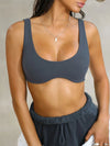 Seamless Scoop Neck Active Bra