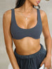 Seamless Scoop Neck Active Bra