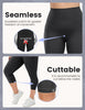 High-waisted cropped yoga pants with pockets by FitiqueFit