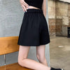 Stretchy High-waisted Pleated Wide-leg Casual Pants That Slim The Figure And Are Versatileperfect As An A-line Hot Pant by My Store