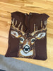 Faux Rhinestone Buck Hoodie by Luckless Outfitters