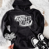 Annoyed as fuck hoodie (finished product) by Madness & Mayhem LLC