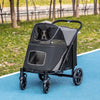 One-Click Foldable Stroller for Large Medium Small Dogs, Pet, Cats with Storage by Furr Baby Gifts