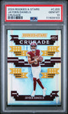 Graded 2024 Panini Rookies & Stars Jayden Daniels #CJDS Crusdade Rookie RC Football Card PSA 10 Gem Mint