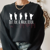 "Out For A Walk... Btch" Spike Sweatshirt by Dog Mom Hat