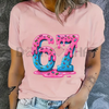 67 Ice Cream Drip Meme T-Shirt – Funny Gen Alpha Slang Graphic Tee by Dog Mom Hat