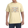 "Enchanted to Teach" Teacher Comfort Colors® Shirt – Friendship Bracelet Tee by Dog Mom Hat