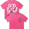 Double Sided Retro Washed 'God Has A Plan' Tee by Dog Mom Hat