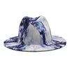 Beautiful Two Tone Luxury Fedora Hat Men's and Women's Hat Unique Retro Design Men's Fedoras Hat Colorful Fedoras Jazz Cap Elegant Soft Hat Wide Brim Party Hats 56-58CM by Stevvex