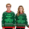 Geek Chic Ugly Christmas Sweater – Classic Crew Neck Knit Jumper for Men & Women by Dog Mom Hat