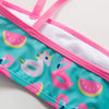 3-16Y Cartoon Two-piece Girls Swimwear Ruffle Swimsuit Bikini Set One Shoulder Beachwear Princess Two Piece Bathing Suit Children Swimwear Girls Swimsuit Bikini Set by Stevvex