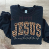 Christian Jesus Sweatshirt by Dog Mom Hat