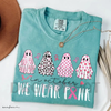 Breast Cancer T-Shirt – "In October We Wear Pink" Cute Ghost Tee by Dog Mom Hat