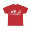 "Evolution Simp" Funny Graphic T-Shirt - Absurdist Meme Culture Unisex Cotton Tee, Ironic Statement Shirt