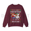 "Si Ya Saben Cómo Me Pongo, Pa’ Qué Me Invitan" Ugly Christmas Sweater by Dog Mom Hat
