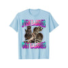 "Even Baddies Get Saddies" Meme Tee - Unisex Raccoon T-Shirt, Oddly Specific Viral Shirt