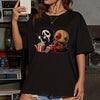 "Mini Halloween Popcorn" T-shirt - Cute Unisex Holiday Tee, Spooky Season Apparel