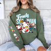 Vintage Frosty The Snowman Sweatshirt – Retro Holiday Cartoon Movie Pullover by Dog Mom Hat