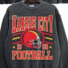 New Retro Style Varsity All Team Football Crewneck Sweatshirt by Dog Mom Hat
