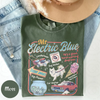 America "Mr. Electric Blue" Concert Tour Tee - Moonbeam Ice Cream by Dog Mom Hat