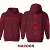 USMC Semper Fi Tactical Pullover Hoodie by Dog Mom Hat
