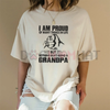 Monogrammed "Proud Of Many Things... Nothing Being A Grandpa" T-Shirt by Dog Mom Hat
