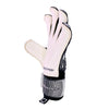 ONEKEEPER FUSION Contact Black - Black and White Hybrid Cut Pro-Level Goalkeeper Gloves