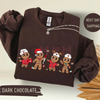 Gingerbread Christmas Nurse Sweatshirt by Dog Mom Hat