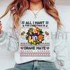 All I Want For Christmas Is Drake Maye Sweatshirt by Dog Mom Hat