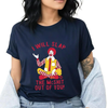 Funny Graphic T-Shirt – "I Will Slap the McS**t Out of You" Men's Tee by Dog Mom Hat