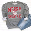 Retro Merry Christmas Santa Sweatshirt by Dog Mom Hat