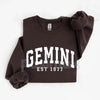 Vintage Zodiac Constellation Sweatshirt – Personalized Astrology Est. [Year] Apparel