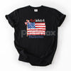 'Red, White and Blueberries' Comfort Colors T-Shirt – The Inflation Budget Tee, He Inspired Economic Statement, USA Flag Satire