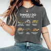 Things I Do In My Spare Time - Turtle T-Shirt by EnjoyMyDesign LLC