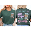 "Iced Coffee" Self-Care T-Shirt - Comfortable Tee for Mental Health, Everyday Graphic Apparel