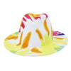 Beautiful Two Tone Luxury Fedora Hat Men's and Women's Hat Unique Retro Design Men's Fedoras Hat Colorful Fedoras Jazz Cap Elegant Soft Hat Wide Brim Party Hats 56-58CM by Stevvex