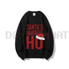 "Santa's Favorite Ho" Funny Christmas Sweatshirt by Dog Mom Hat