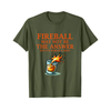 "Fireball Whiskey" Graphic T-shirt - Slim Fit Casual Wear for Men by Dog Mom Hat