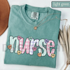Groovy Nurse Valentine’s Tee by Dog Mom Hat