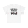 Witty 'I'm Buys*xual' Heavy Cotton Beer Shirt by Dog Mom Hat