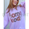 Yarn Homebody Printed Graphic Sweatshirt by Dog Mom Hat