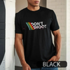 "DON'T SHOOT" Gaming Shirt – Sarcastic Funny Retro Arcade Distressed Vintage Tee by Dog Mom Hat