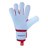 ONEKEEPER VECTOR White and Red - Hybrid Cut High-Performance Goalkeeper Gloves for Youth and Adults