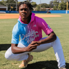 Daddy Hacks Baseball HyperMAX Short Sleeve Cotton Candy Hoodie by Seamhead Swag