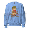 Funny Cat Lover 'Litter's Full' Unisex Crewneck Sweatshirt – Relatable Pet Owner Slogan by Dog Mom Hat