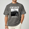 Caifanes "Miedo" Skeleton Birds T-Shirt – Retro Rock en Español Graphic Tee, Premium 100% Cotton Gothic Band Top, Soft Lived-In Heavyweight Spanish Rock Fan Shirt, Made in USA