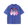 Unisex "Mean Ghouls" T-Shirt – Halloween Streetwear Tee, Washed Vintage Style by Dog Mom Hat