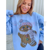 Faux-Stitch Gingerbread Christmas Sweate by Dog Mom Hat